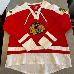 Women's Majestic Chicago Blackhawk Sweatshirt Pullover Size XXL New w/out Tags!
